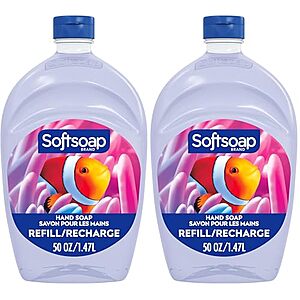 2-Pack 50-Oz Softsoap Liquid Hand Soap Refill (Aquarium) .75