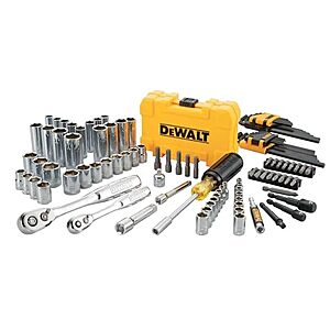 108-Piece DeWALT Mechanics Tools Kit & Socket Set $61.45 + Free Shipping