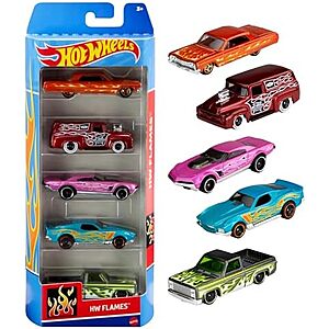 5-Pack Hot Wheels 1:64 Scale Die-Cast Toy Cars (Styles May Vary) 2 for $7.05 