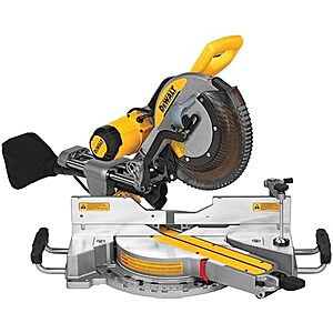 $499: 12&Prime; DeWALT Double Bevel Sliding Miter Saw (DWS780) + 10% Back w/ Prime Visa Card at Amazon
