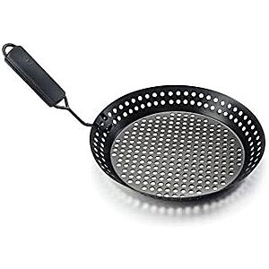 $16.66: Outset Grill Skillet With Removable Handle, Non-Stick at Amazon