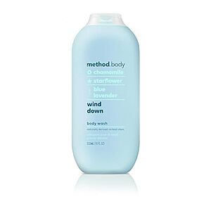 [S&S] $4.99 | 18-Oz Method Body Wash (Wind Down) at Amazon