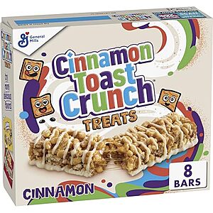 8-Count Cinnamon Toast Crunch Breakfast Cereal Treat Bars $1.40 w/ Subscribe & Save