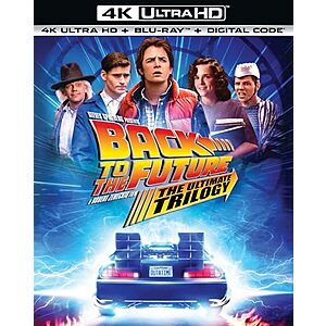 Back to the Future: The Ultimate Trilogy (4K Ultra HD + Blu-ray) $32 