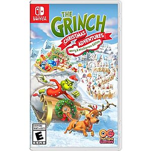 The Grinch Christmas Adventures (Nintendo Switch) $10 