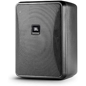 $206 | JBL Professional Control 25-1L Compact 8-Ohm Indoor/Outdoor Background/Foreground Speaker, Black, Sold as Pair at Amazon