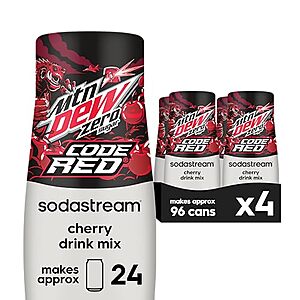 SodaStream MTN DEW Code Red Mix