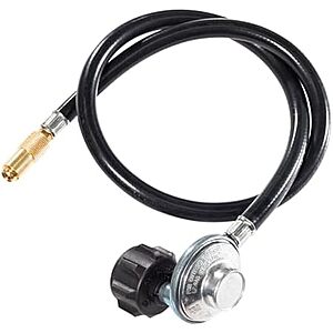 3' Blackstone Rubber Propane Adapter Hose & Regulator $10 