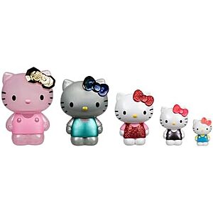 5-Piece Jazwares Hello Kitty and Friends 50th Anniversary Nesting Figures $12.35 
