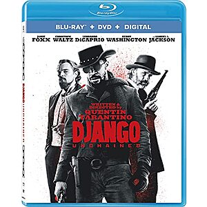 Django Unchained (Blu-Ray + DVD + Digital) $5 