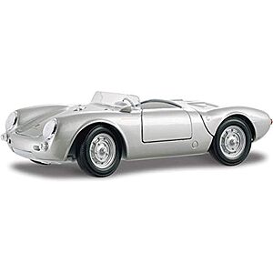 27.53 | Maisto 1:18 Scale Porsche 550A Spyder Diecast Vehicle,Silver at Amazon