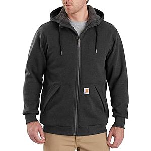 Carhartt Men's Rain Defender Midweight Sherpa-Lined Full-Zip Sweatshirt (M or XL) $51 + Free Shipping