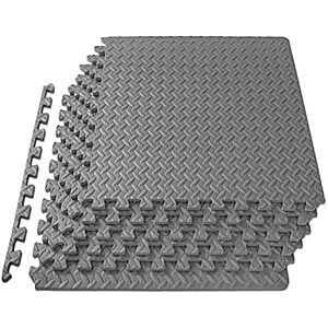 16.49 | ProsourceFit Puzzle Exercise Mat,Grey,24 in x 24 in x ½ in,24 Sq Ft - 6 Tiles at Amazon