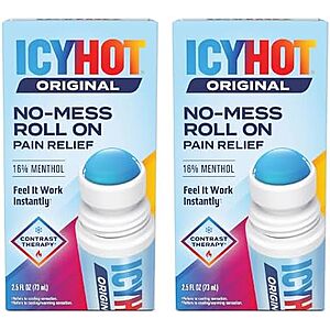 2-Pk 2.5-Oz Icy Hot Original Medicated Pain Relief Liquid w/ No Mess Applicator $6.15 w/ Subscribe & Save