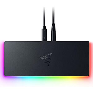 300 | Razer Thunderbolt 5 Dock Chroma:11 Port Docking Station with M.2 SSD Slot at Amazon