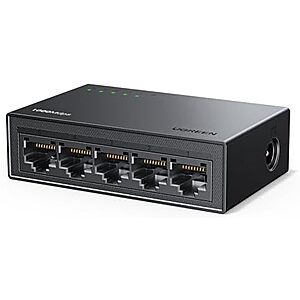 7.99* | 5-Port UGREEN 1000Mbps Gigabit Ethernet Switch at Amazon