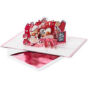 4.70 | Hallmark Disney Valentine's Day Pop Up Card (Lady and the Tramp) at Amazon