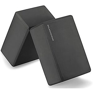 6.96 | Fitvids Set of 2 High Density Premium - EVA Yoga Blocks,9"x6"x4" Each at Amazon