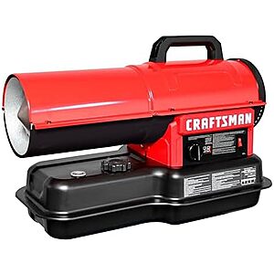 199.99 | CRAFTSMAN 80,000 BTU Forced Air Kerosene/Diesel Heater at Amazon