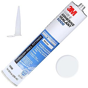 14.66 | 10-Oz 3M Marine Adhesive Sealant 5200 (White) at Amazon