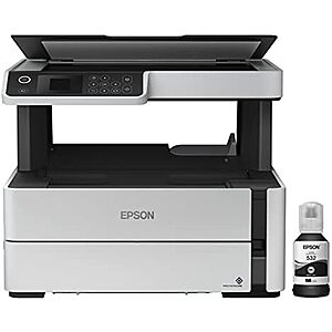 199.99 | Epson EcoTank ET-M2170 Wireless Monochrome All-in-One Supertank Printer at Amazon