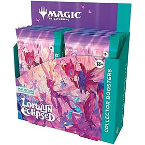 323.88 | Magic:The Gathering Lorwyn Eclipsed - Collector Booster Box | 12 Packs at Amazon