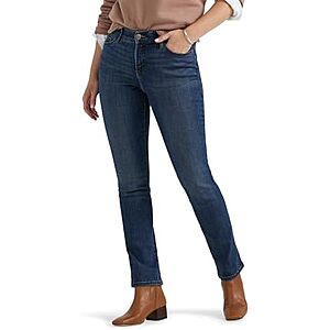Lee Women's Ultra Lux Comfort w/ Flex Motion Straight Leg Jeans (Royal Chakra) $15.30 
