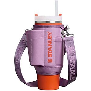 $15* | 30-Ounces STANLEY All Day Quencher Carry All for Tumbler with Handle (Lilac) at Amazon