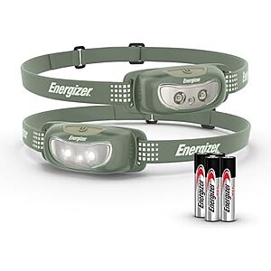 $7.59* | 2-Pack 100 Lumens Energizer Universal+ LED IPX4 Water Resistant Headlamps at Amazon