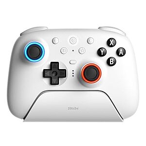 8Bitdo Ultimate 2 Bluetooth Controller for Switch/Switch 2 & Windows PC (White) $54 + Free Shipping