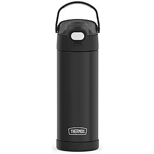 16-Oz Thermos FUNtainer Stainless Steel Vacuum Insulated Water Bottle (Black) $12 