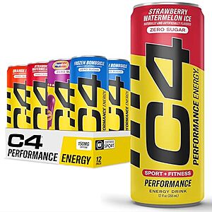 12-Pack 12-Oz Cellucor C4 Performance Energy Drink (Variety Pack) $9.75 w/ Subscribe & Save & More