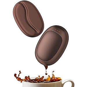 Prime Members: 2-Pack Nhpoi Rechargeable Hand Warmers (Brown or Ivory) $9 + Free Shipping