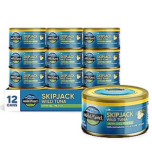 S&S] $21.43 | 12-Pack 3-Oz Wild Planet Wild Skipjack Tuna with Dill Pickle Tinned Fish at Amazon ($1.79 each
