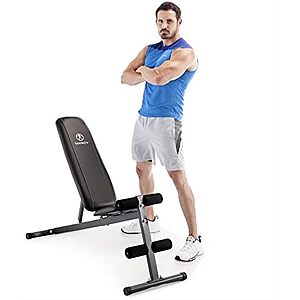 41.14 | Marcy Exercise Utility Bench for Upright,Incline,Decline,and Flat Exercise at Amazon
