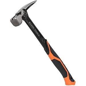 20-Oz Klein Tools Smooth Face Steel Framing Hammer w/ Straight Claw $23 