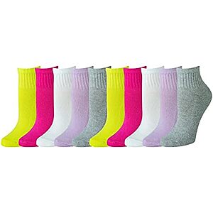 S&S] $7.22 | 10-Pairs Amazon Essentials Women's Cotton Ankle Socks at Amazon