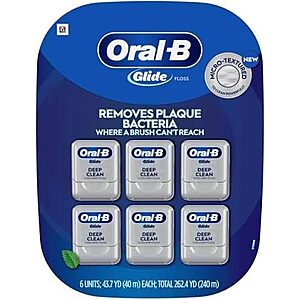 [S&S, AC] $20.53 | 2 &times; 6 &times; 40m Oral-B Pro-Health Deep Clean Floss (Cool Mint) ($10.27 each) at Amazon