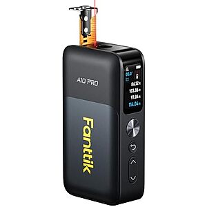 Prime,AC] $59.99* | Fanttik A10 Pro Rechargeable 2-in-1 Digital Laser Tape Measure at Amazon