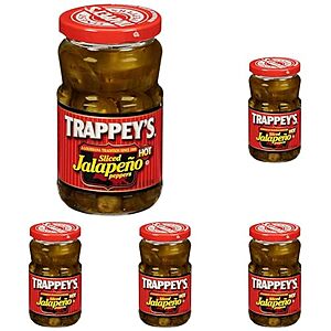 9.40 | 5-Pack 12-Oz Trappey's Sliced Jalapeno Peppers at Amazon ($1.88 each