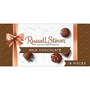 S&S,AC] $5.24 | 9.4-Oz Russell Stover Milk Chocolate Assortment at Amazon
