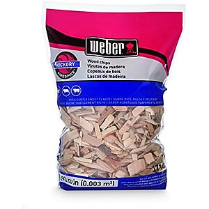$4.49* | 2-lb Weber Hickory Smoked Wood Chips at Amazon