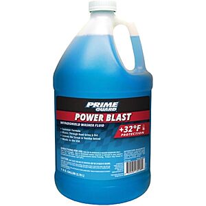 3.99 | 1-Gallon Prime Guard Power Blast +32ºF Windshield Washer Fluid at Amazon
