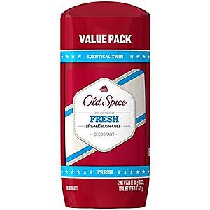 3.71* | 2-Pack 3-Oz Old Spice High Endurance Long Lasting Stick Men's Deodorant (Fresh) at Amazon