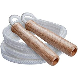 AC] $5.24 | Champion Sports Wood Handle Jump Rope at Amazon