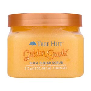 S&S] $5.45 | 18-Oz Tree Hut Shea Sugar Scrub (Golden Sands) at Amazon