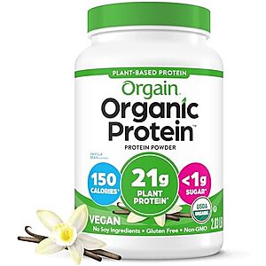 S&S,AC] $13.48* | 2.03-Pound Orgain Organic Vegan Protein Powder at Amazon