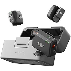 DJI Mic Mini Wireless Lavalier Microphone w/ 2x TX + 1x RX + Charging Case $79 & More + Free Shipping
