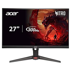 27″ Acer Nitro 2560x1440 WQHD 300Hz IPS Monitor $200 + Free Shipping