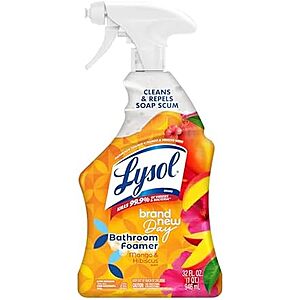 Select Accounts: 32-Oz Lysol Bathroom Cleaner Spray (Mango & Hibiscus) $2.60 w/ Subscribe & Save
